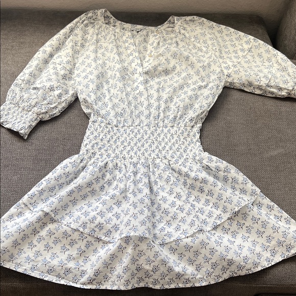 Rails Dresses & Skirts - Rails Blue Floral Long Sleeve Dress